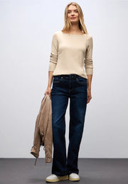 Street One - Lanea fodrad topp beige