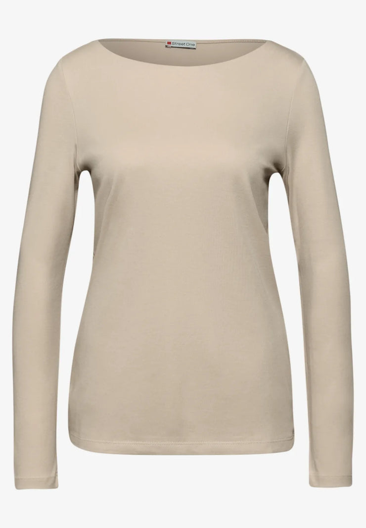 Street One - Lanea fodrad topp beige