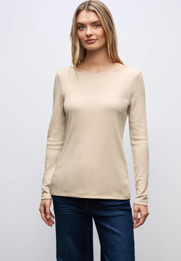 Street One - Lanea fodrad topp beige