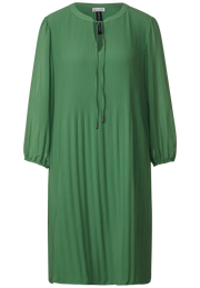 Street One - Grön plisserad tunikaklänning