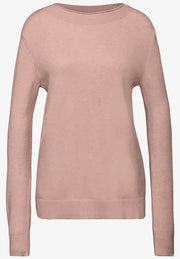 Street One - Faded rose melange pullover