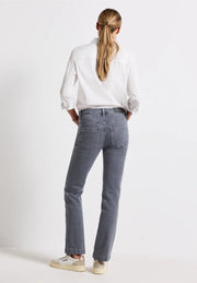 Street One - Grå Bootcut jeans hög midja