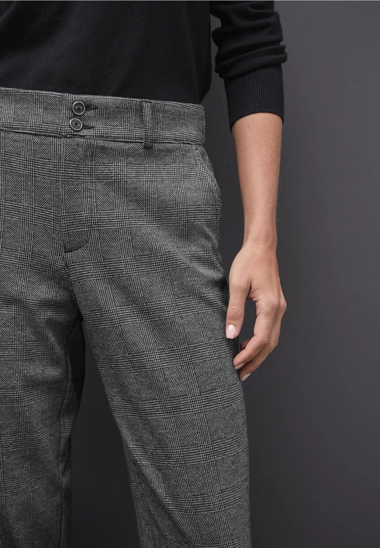 Street One - Rutig chino jacquard