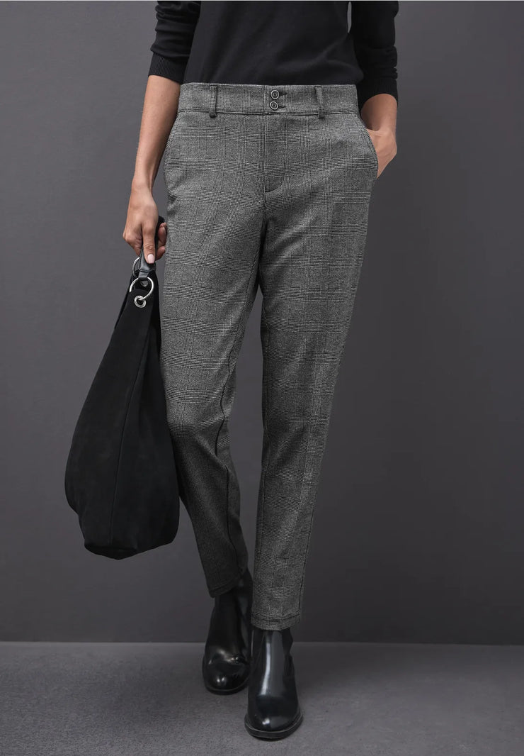 Street One - Rutig chino jacquard