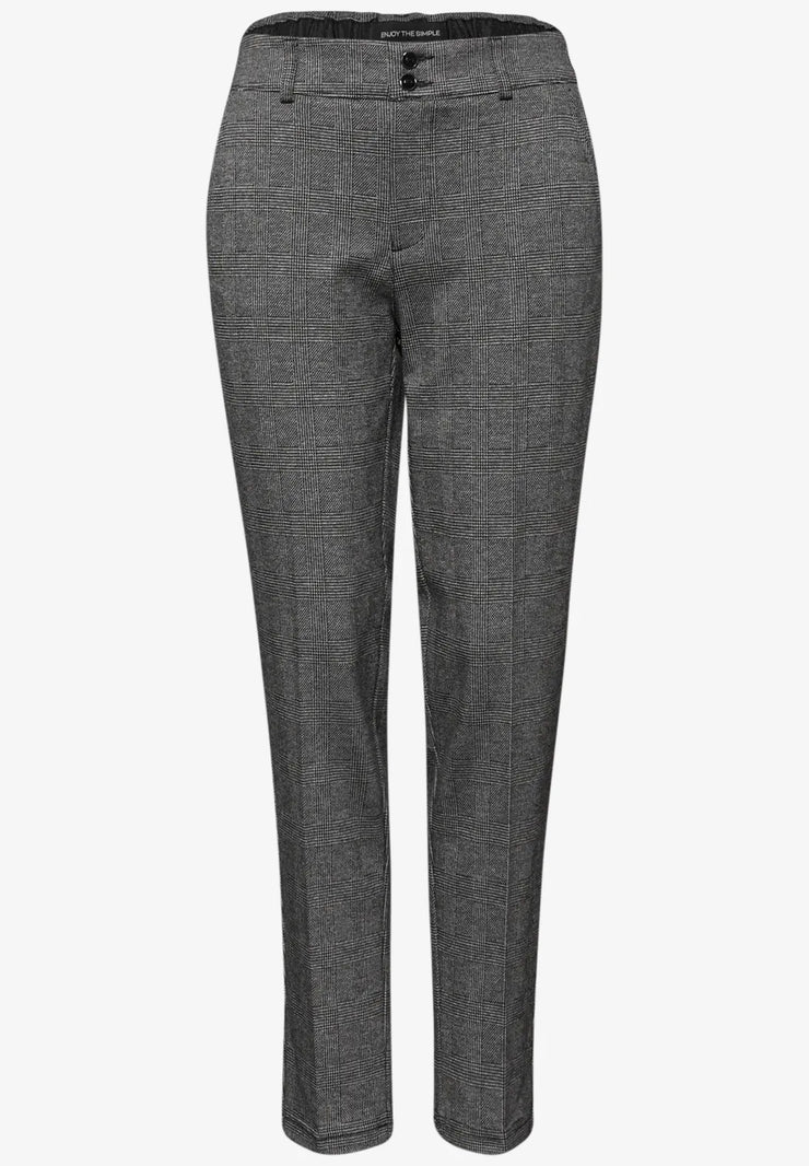 Street One - Rutig chino jacquard