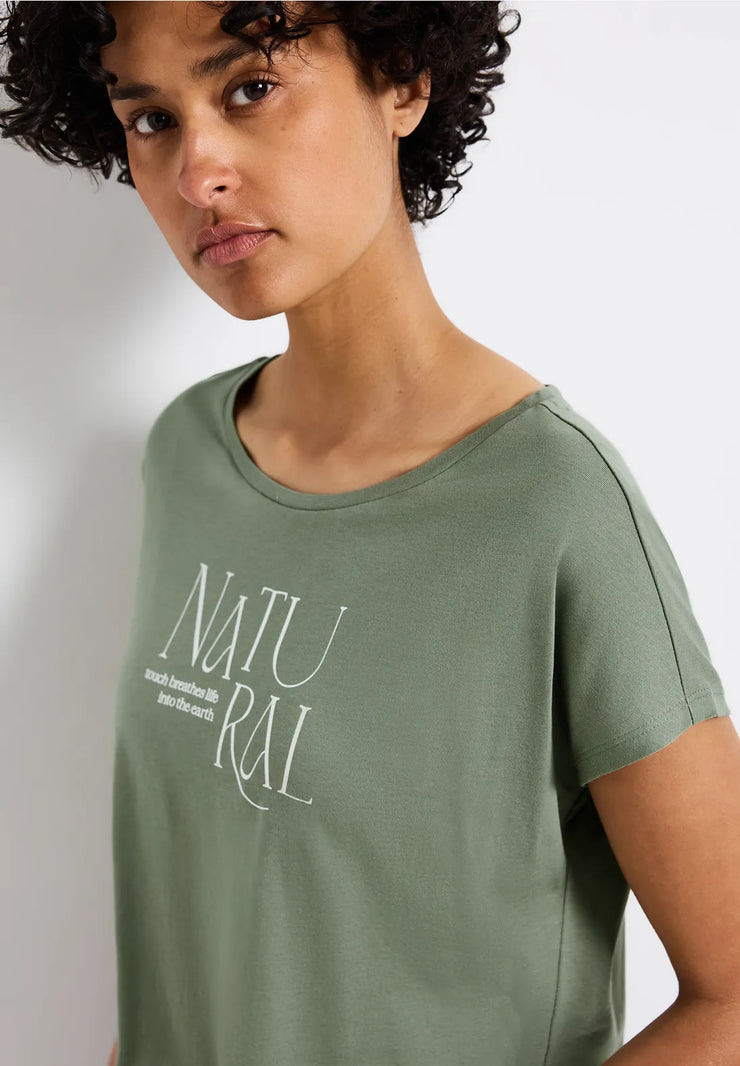 Street One - Grön T-shirt NATURAL