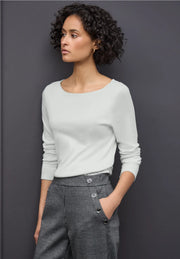 Street One - Lanea fodrad topp ljusgrå
