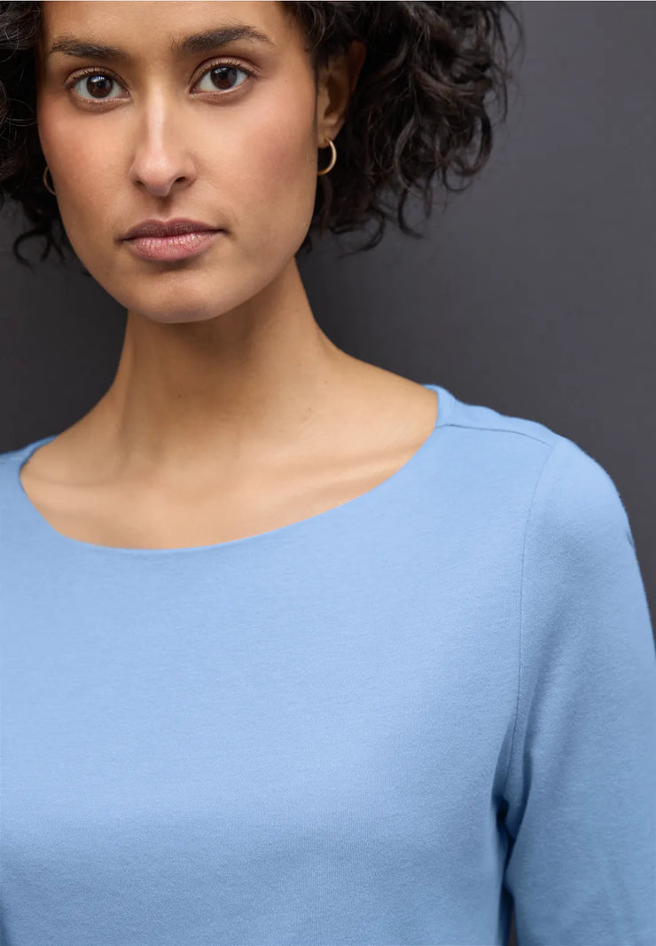 Street One - Lanea fodrad topp ljusblå