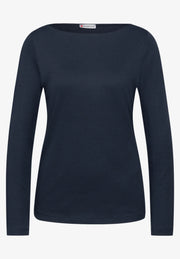 Street One - Lanea fodrad topp mörkblå