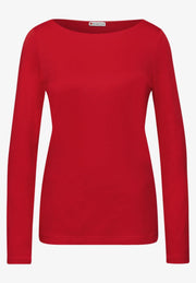 Street One - Lanea fodrad topp röd