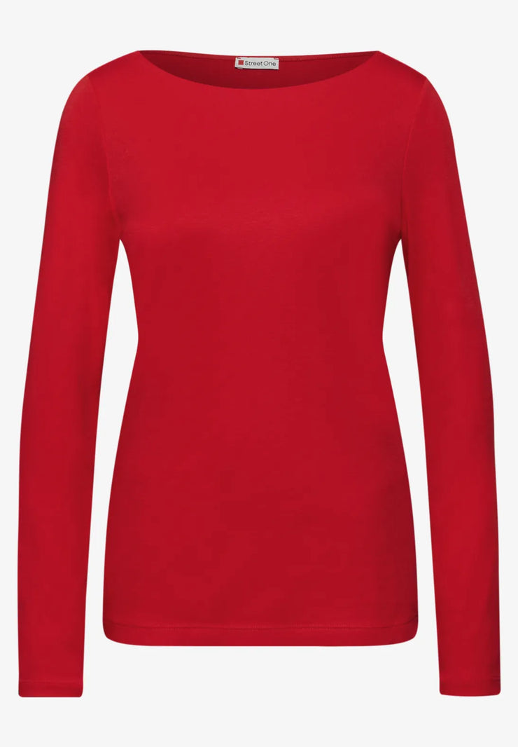 Street One - Lanea fodrad topp röd