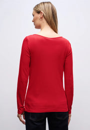 Street One - Lanea fodrad topp röd