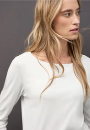 Street One - Lanea fodrad topp off white