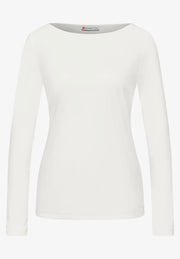 Street One - Lanea fodrad topp off white