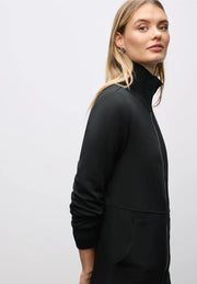 Street One - Svart lång sweatshirtjacka