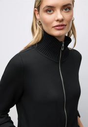 Street One - Svart lång sweatshirtjacka