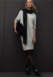 Street One - Grå stickad klänning