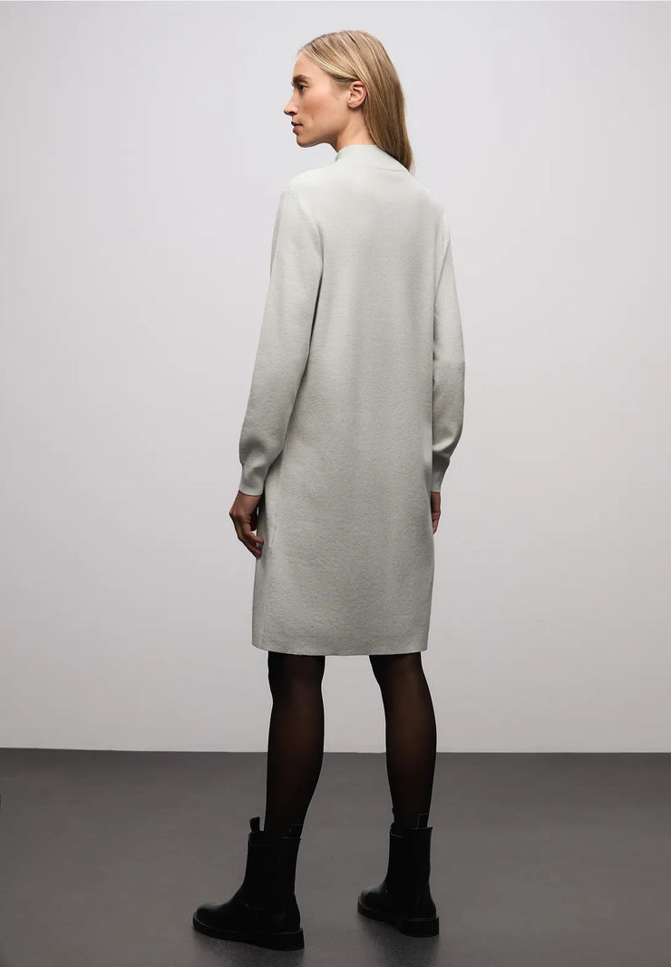 Street One - Grå stickad klänning