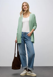 Street One - Grön kofta med fickor