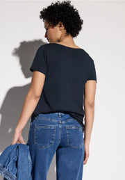 Street One - Mörkblå T-shirt Gerda