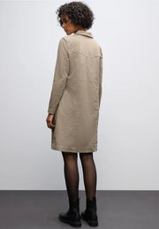 Street One - Beige manchesterklänning