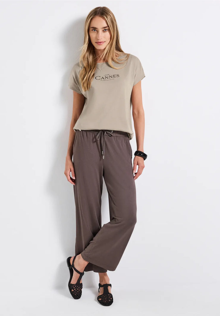 Street One - Beige T-shirt Club Cannes
