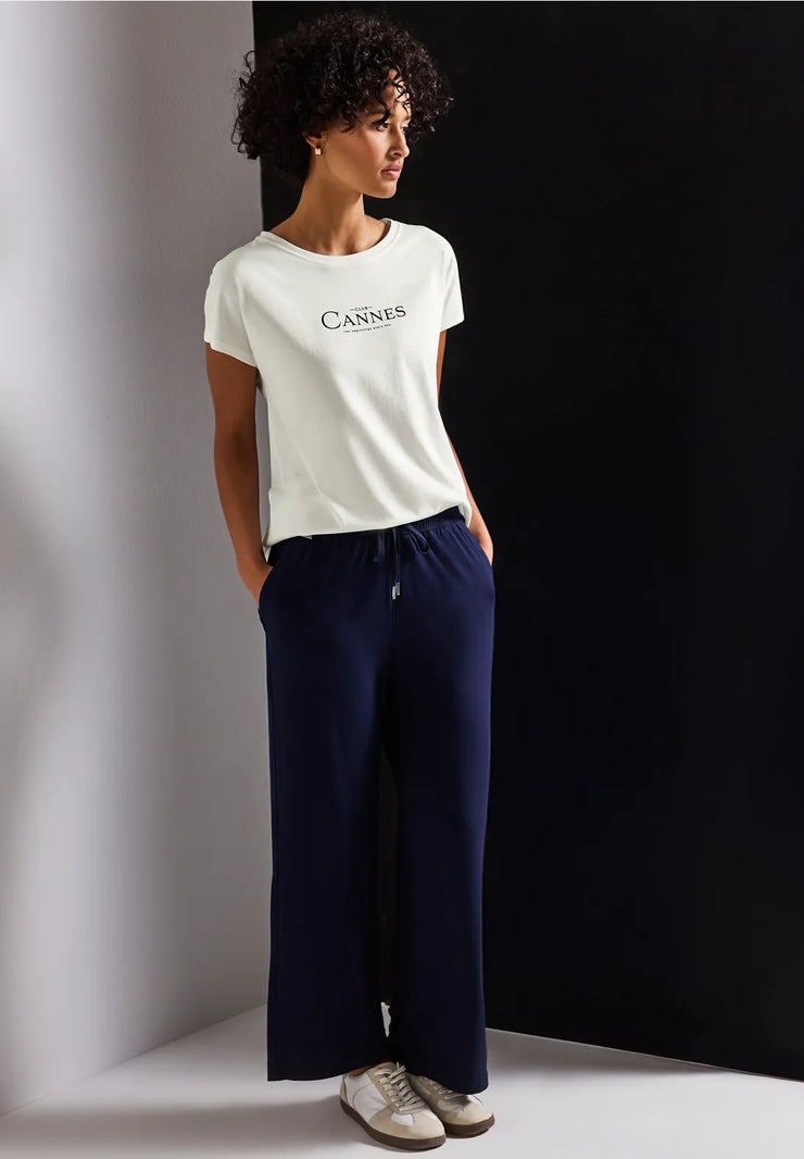 Street One - Off white T-shirt Club Cannes