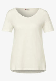 Street One - Off white T-shirt Gerda