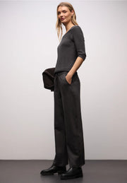 Street One - Pania fodrad bastopp mörkbrun