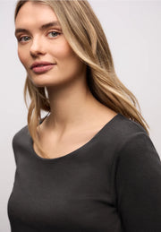 Street One - Pania fodrad bastopp mörkbrun