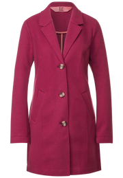 Street One - Mörk cerise filtad kappa
