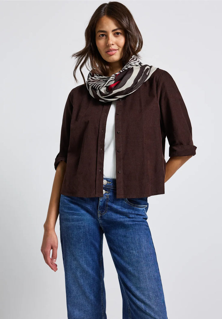 Street One - Brun mönstrad tubscarf Livaeco™