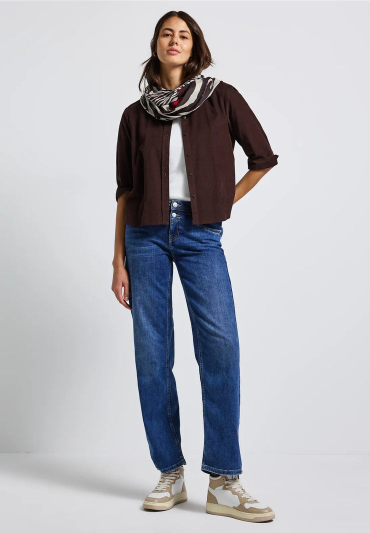 Street One - Brun mönstrad tubscarf Livaeco™