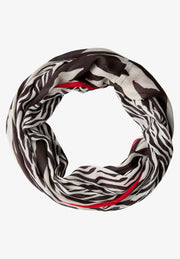 Street One - Brun mönstrad tubscarf Livaeco™