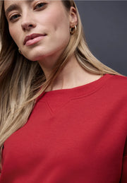 Street One - Röd sweatshirt