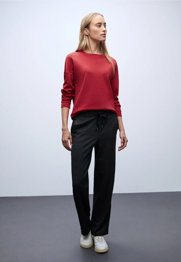 Street One - Röd sweatshirt