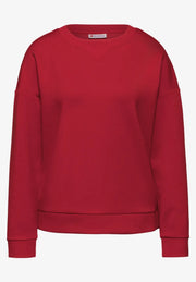 Street One - Röd sweatshirt