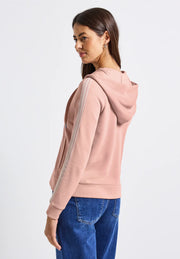 Street One - Rosa jacka med huva