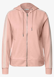 Street One - Rosa jacka med huva