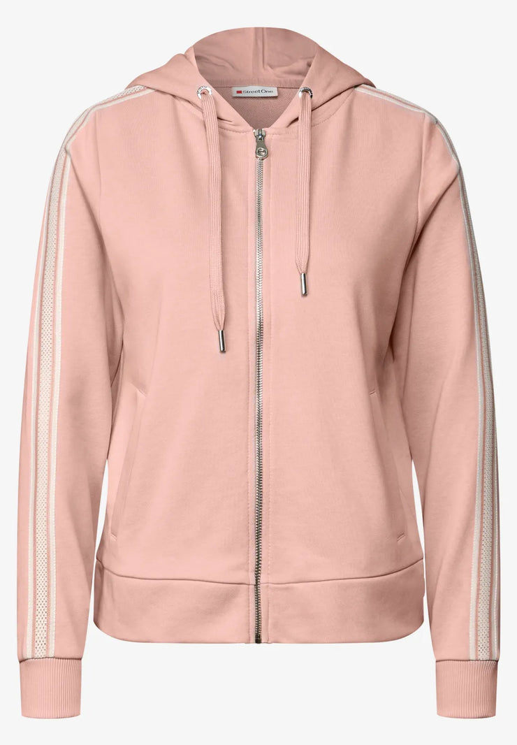 Street One - Rosa jacka med huva