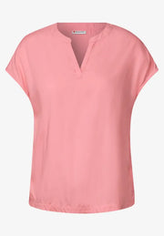 Street One - Rosa kortärmad blus