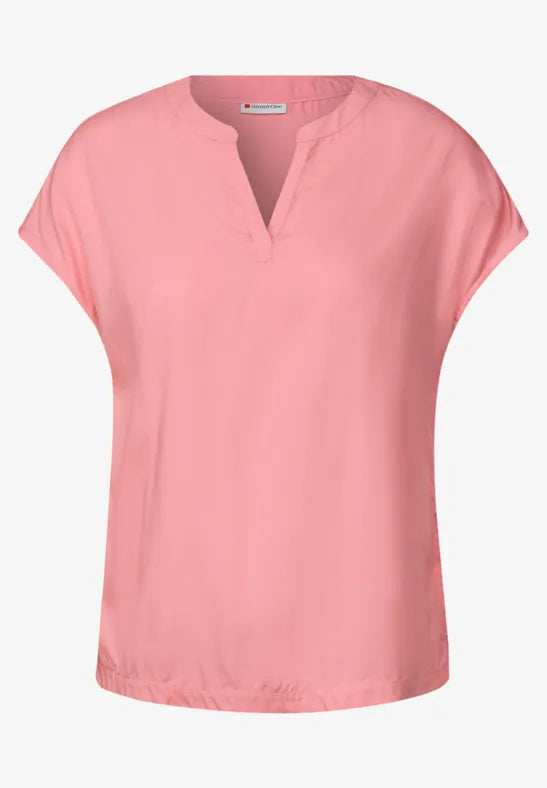 Street One - Rosa kortärmad blus