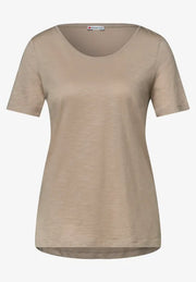 Street One - Beige T-shirt Gerda