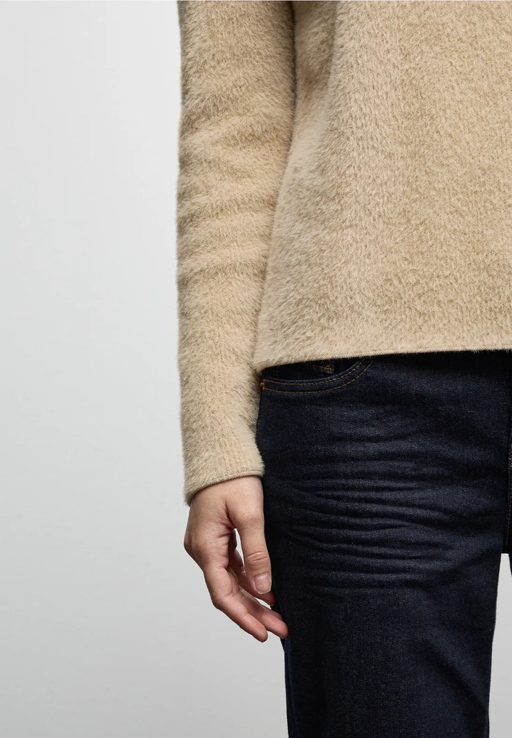 Street One - Beige fjädergarnströja