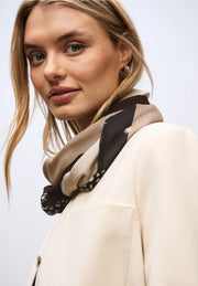 Street One - Brun beige fyrkantssjal Livaeco™