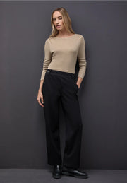 Street One - Beige glittrig topp