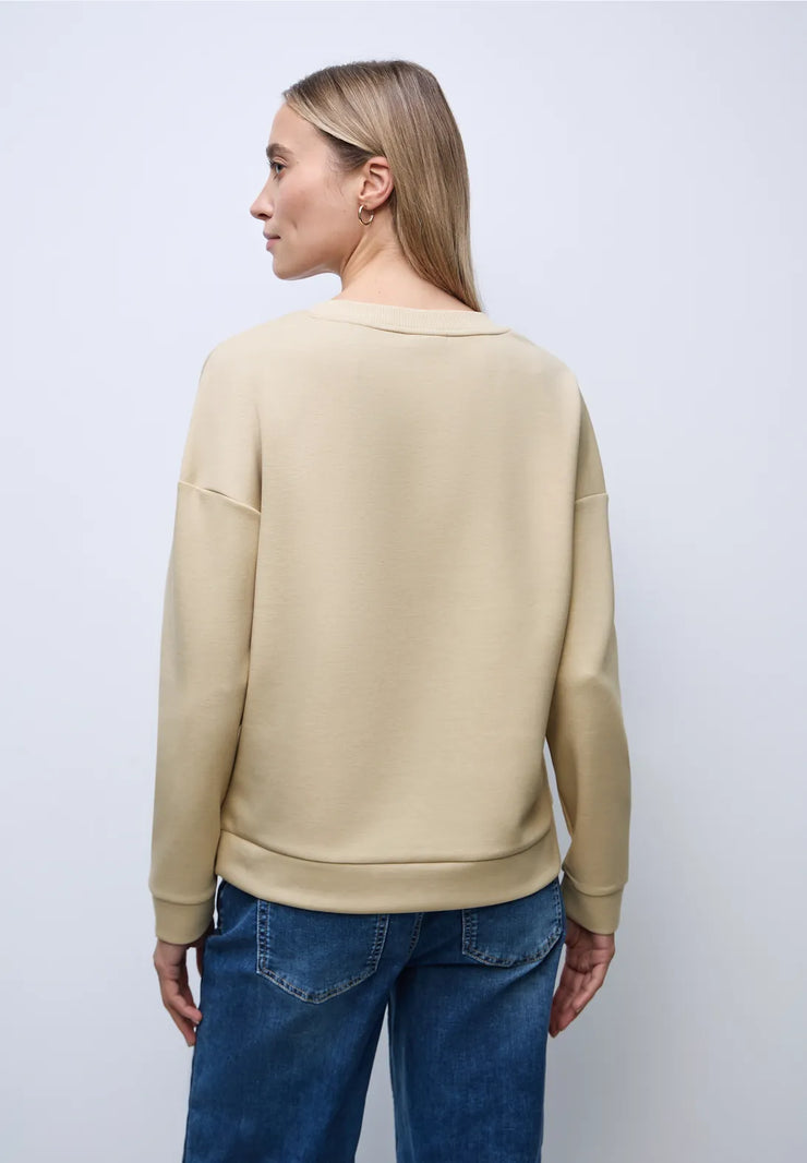 Street One - Beige sweatshirt