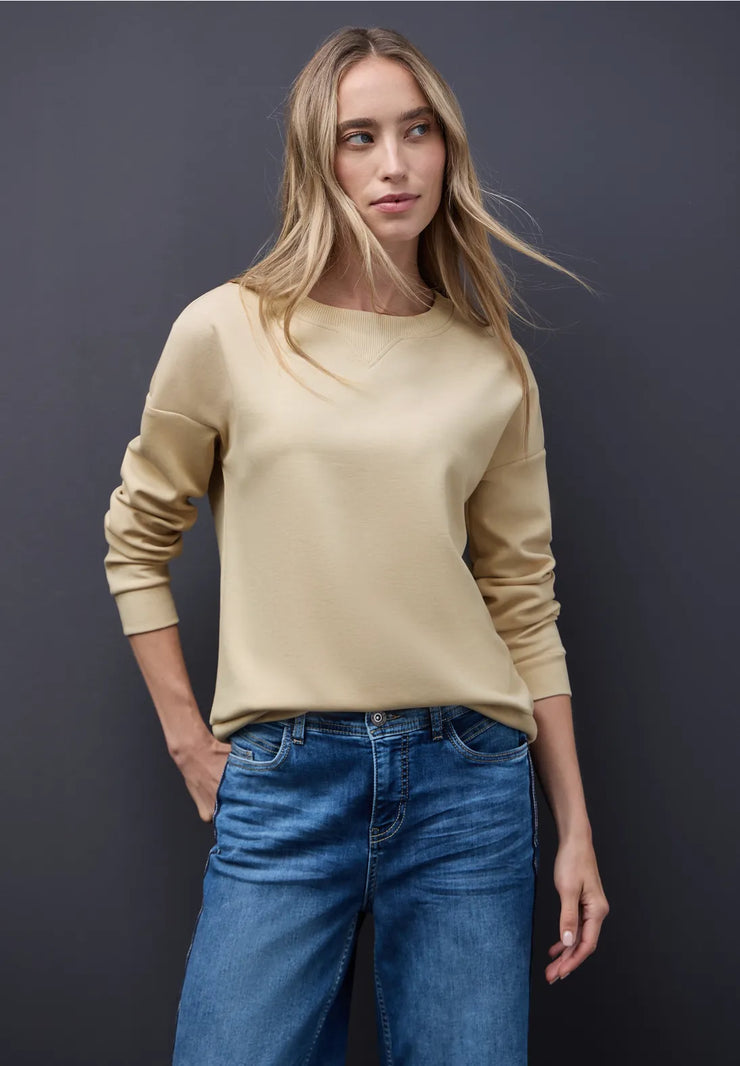 Street One - Beige sweatshirt