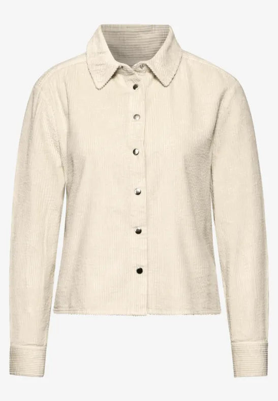 Street One - Beige manchesterskjorta