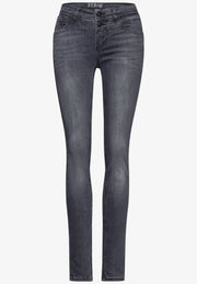Street One - York grå jeans mediumhög midja